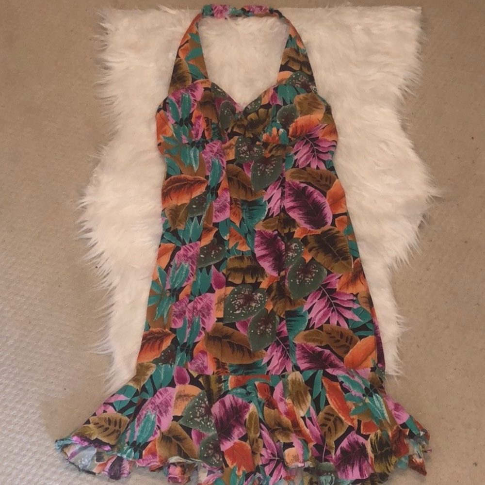 Halter salsa dress